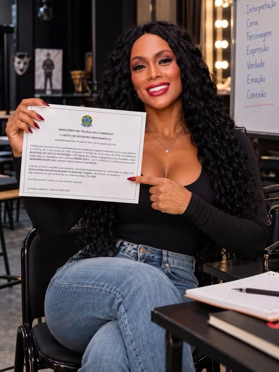 Do pagodão ao jornalismo: Rosiane Pinheiro prova que ainda tem muito pra acontecer